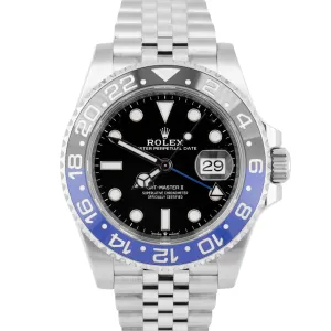 NEW FEB. 2024 PAPERS Rolex GMT-Master II BATMAN Jubilee 40mm 126710 BLNR B P
