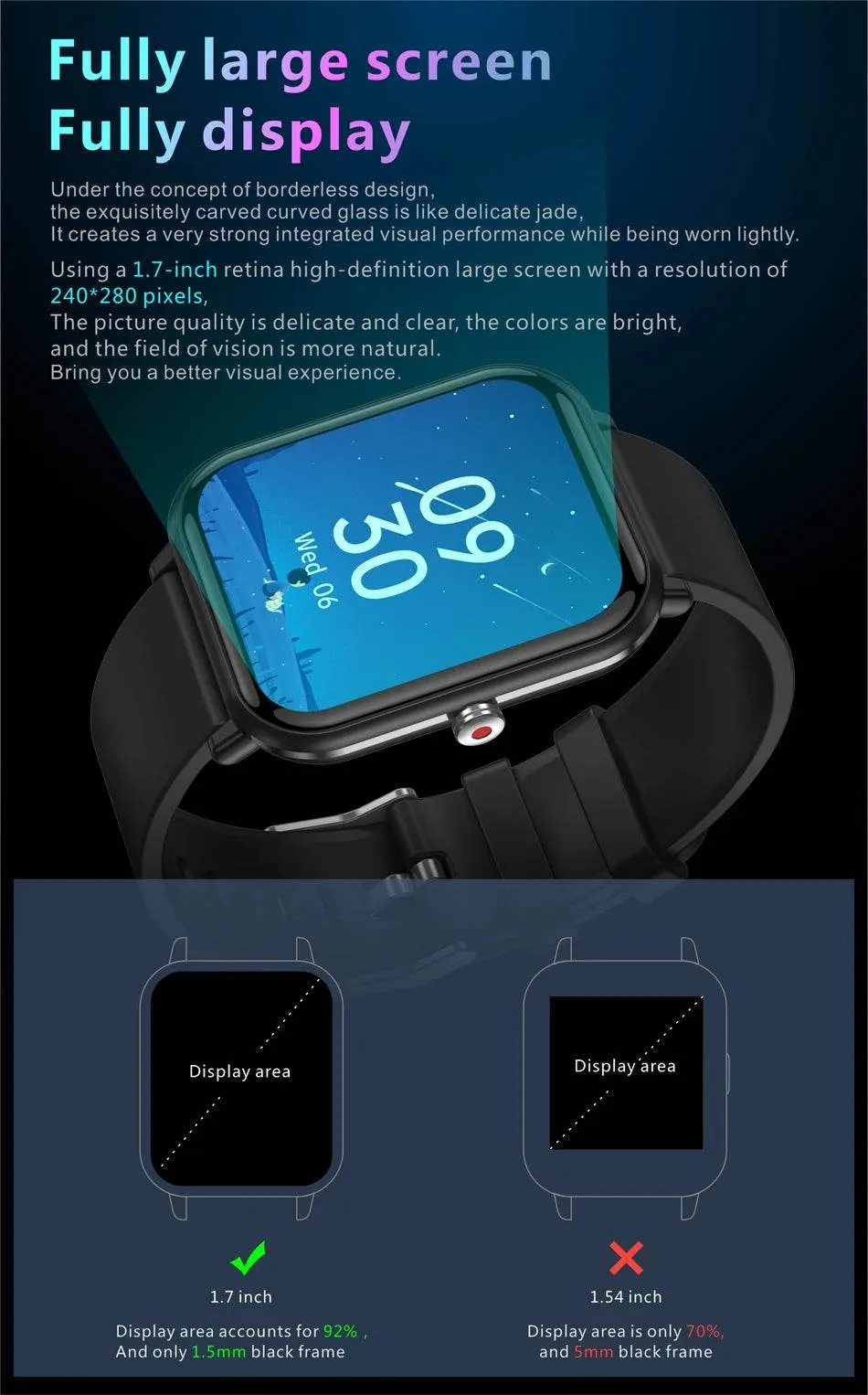 New Smart Watch Men Blood Oxygen Monitoring Sports Fitness Watch Man Woman Body Temperature Monitor Smart Watch For Xiaomi