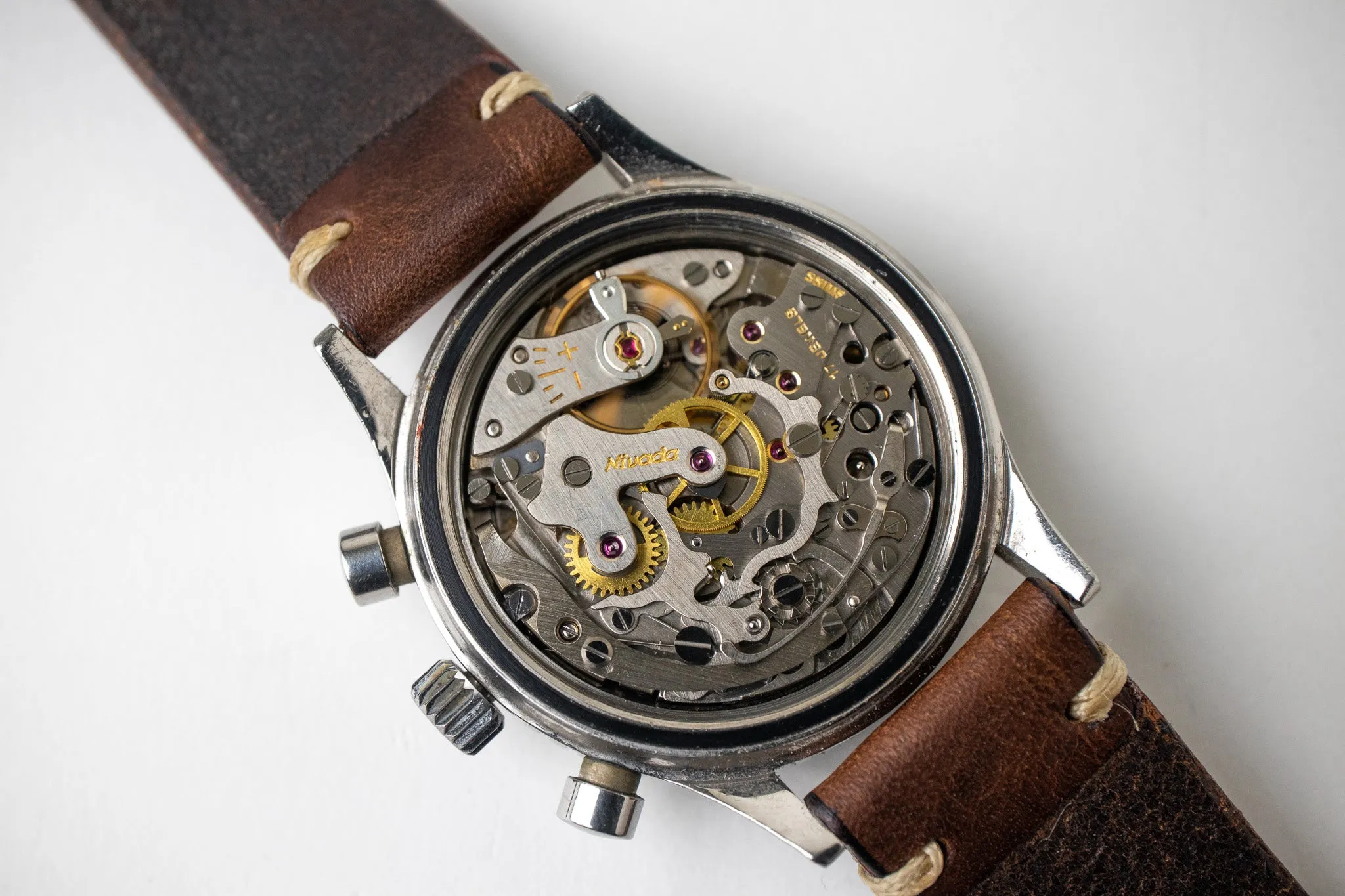 Nivada Grenchen Aviator Sea Diver Chronograph 9989-8222