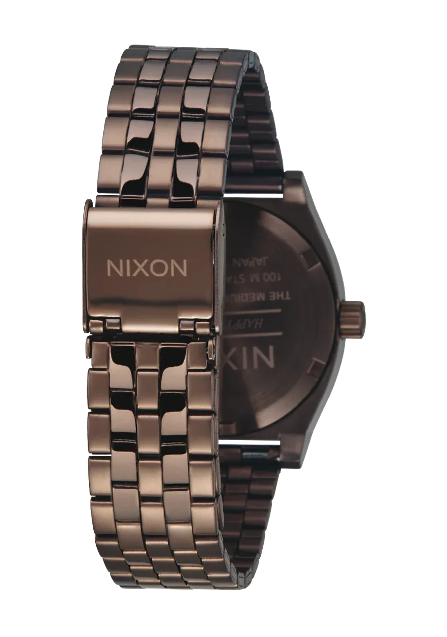 NIXON MEDIUM TIME TELLER CHOCOLATE