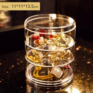 Nordic Style 3/4/5 Layers Rotatable Jewelry Organizer Box