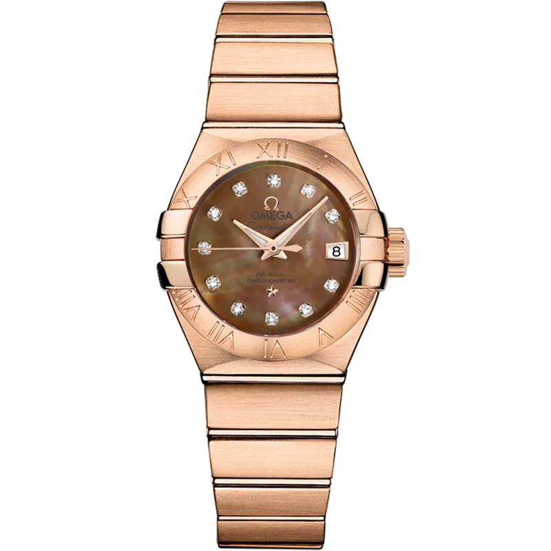 Omega Constellation 27 mm, red gold on red gold