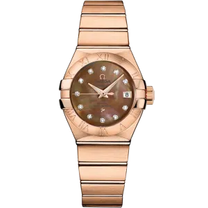 Omega Constellation 27 mm, red gold on red gold