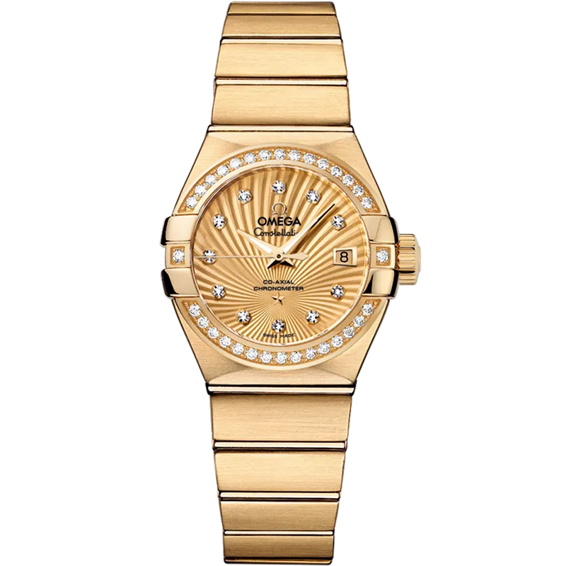 Omega Constellation 27 mm, yellow gold on yellow gold