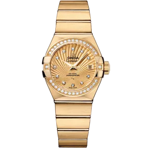 Omega Constellation 27 mm, yellow gold on yellow gold