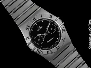 Omega Constellation Mens 35mm Watch, Quartz, Day-Date - Stainless Steel