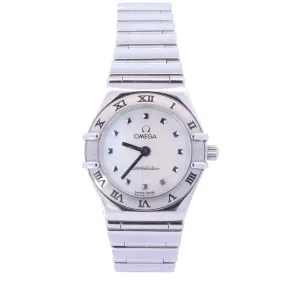 Omega Constellation Stainless Steel 25mm White MOP Dial Watch Ref# 131.10.25.60.55.001