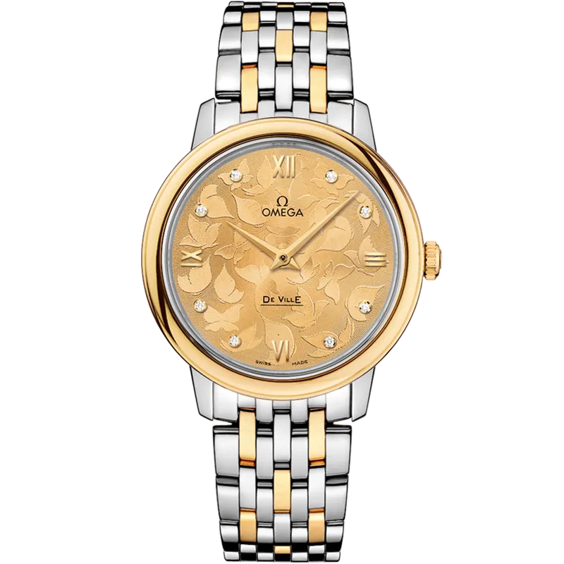 Omega De Ville Prestige 32.7 mm, steel - yellow gold on steel - yellow gold