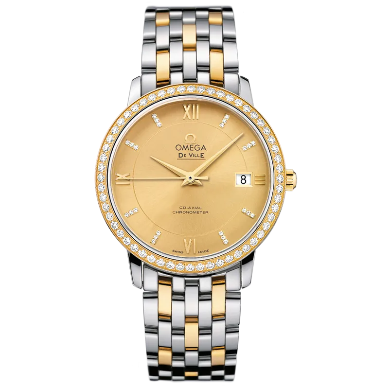 Omega De Ville Prestige 36.8 mm, steel - yellow gold on steel - yellow gold