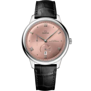 Omega De Ville Prestige 41 mm, steel on leather strap