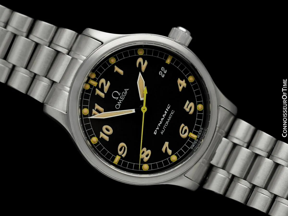 Omega Dynamic III Mens Military Dial Automatic Watch, Ref. 5200.50 - Stainless Steel