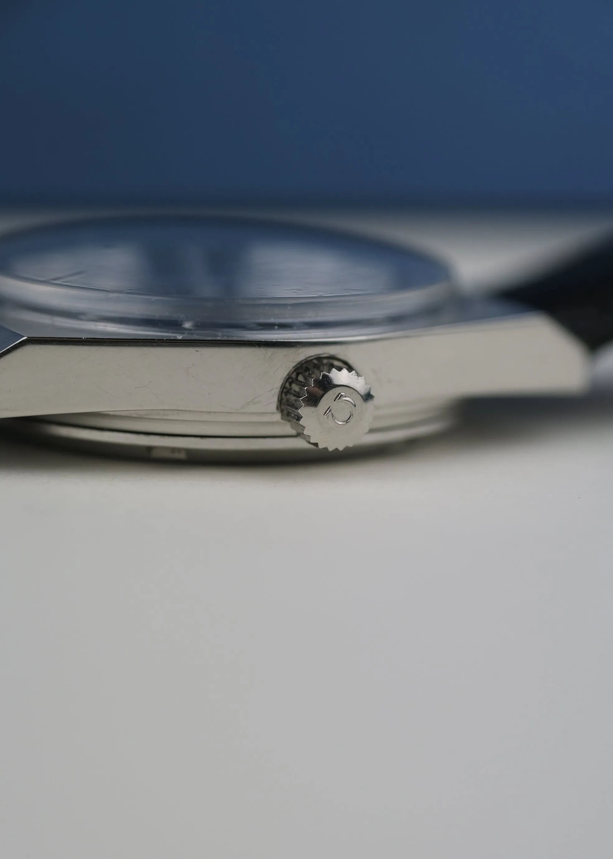 Omega Geneve Day/Date Blue Dial