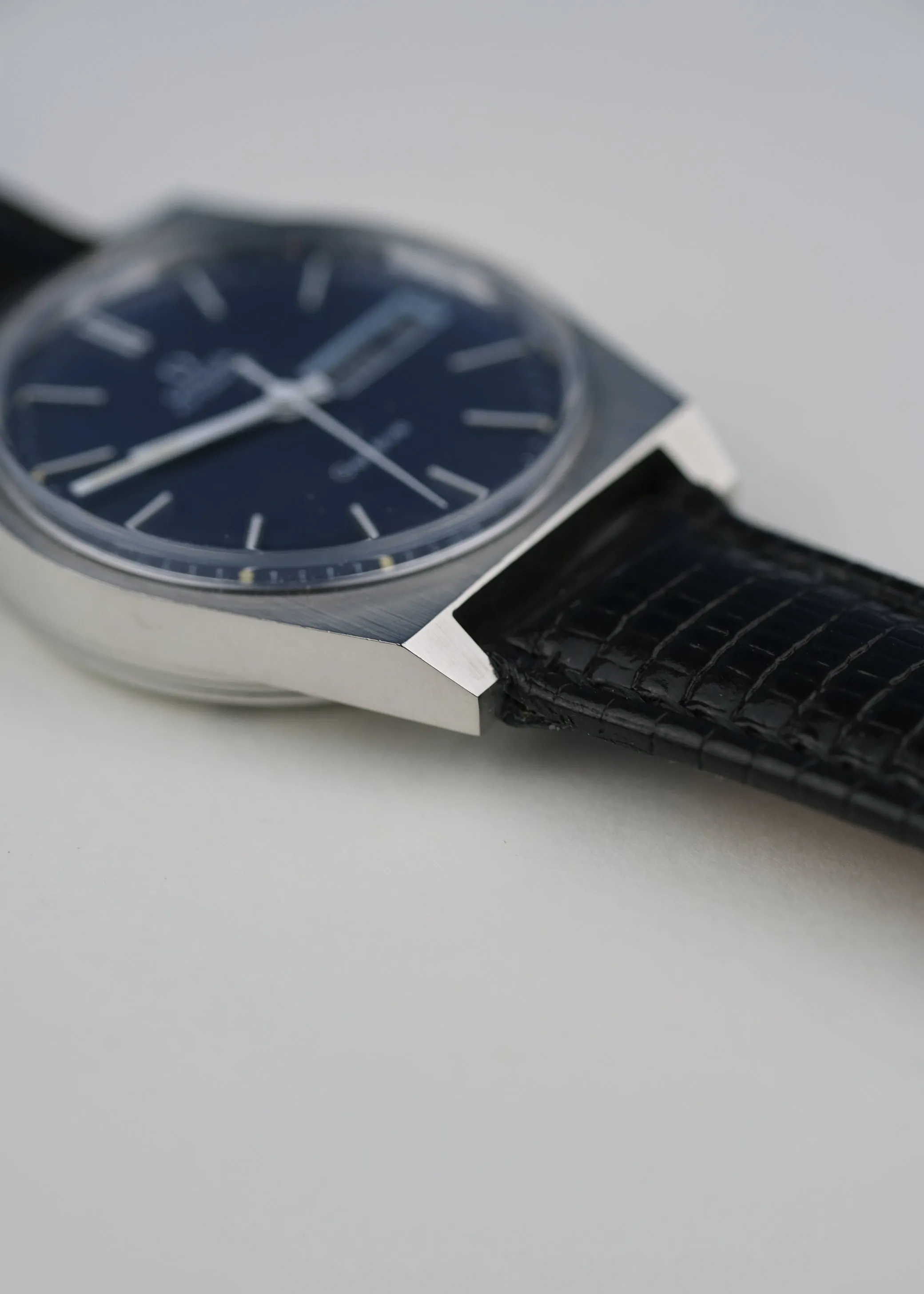 Omega Geneve Day/Date Blue Dial