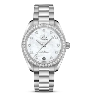 OMEGA Seamaster Aqua Terra 150m Co-Axial Master Chronometer 34mm with White Dial