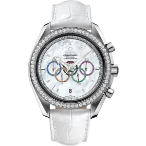 Omega Specialities 44.25 mm, white gold on leather strap