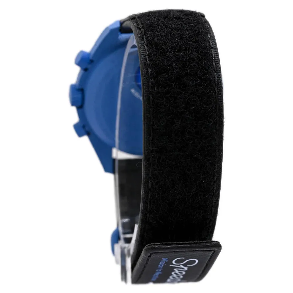 Omega x Swatch Speedmaster "Mission to Neptune" Bioceramic 42mm Blue Chronograph Dial Watch Reference #: SO33N100