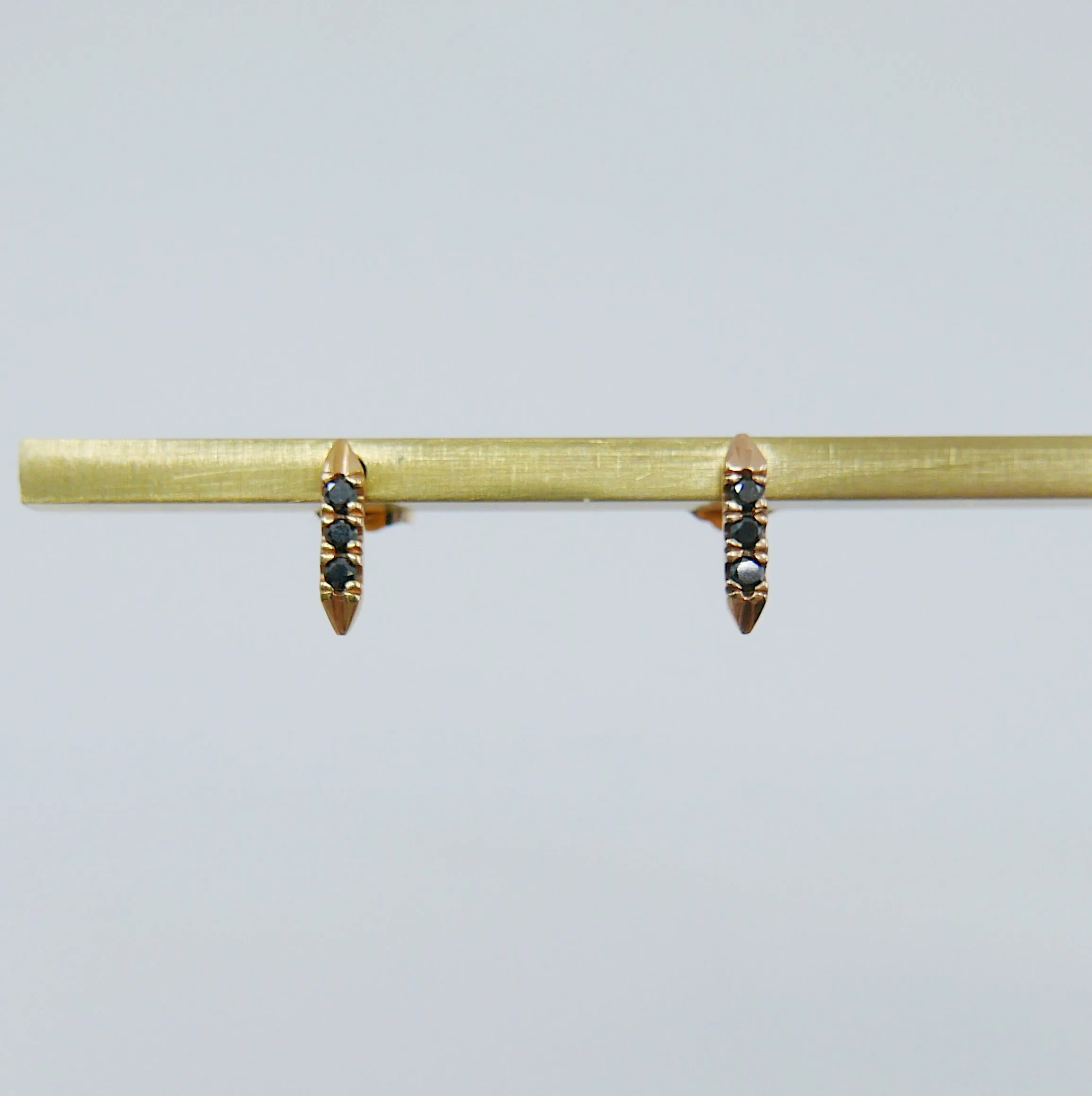 On Pointe Diamond Earrings