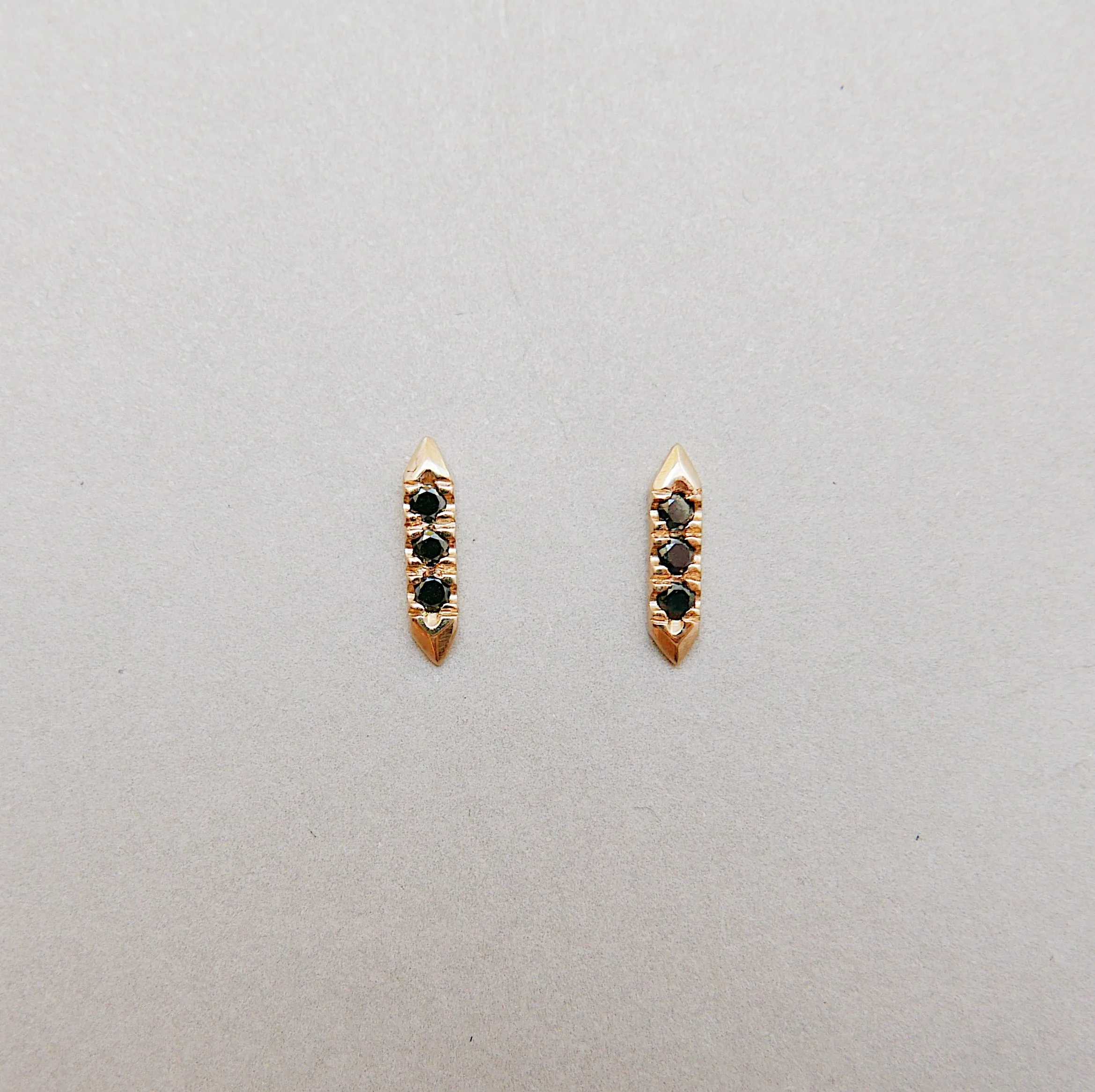 On Pointe Diamond Earrings