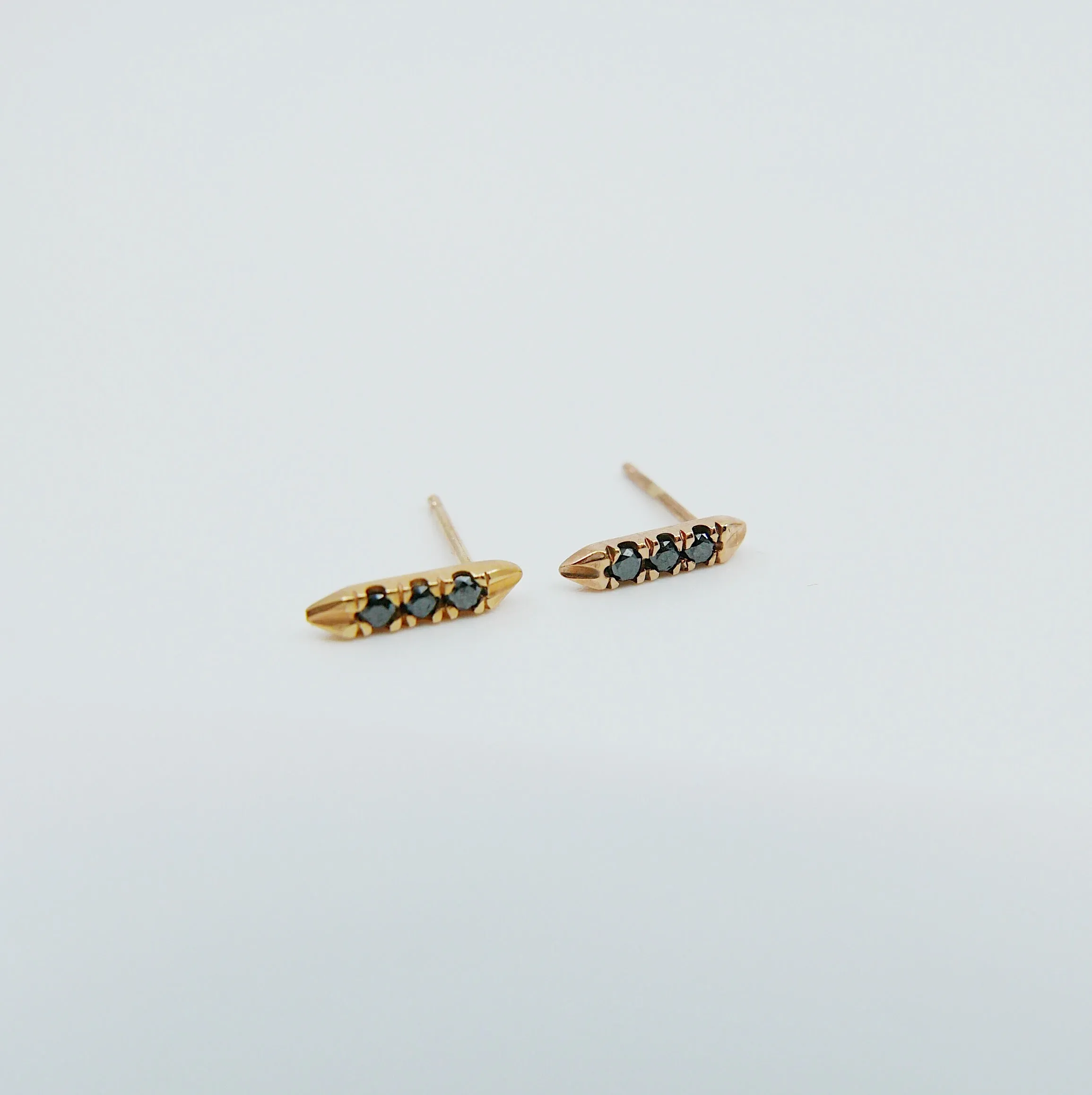On Pointe Diamond Earrings