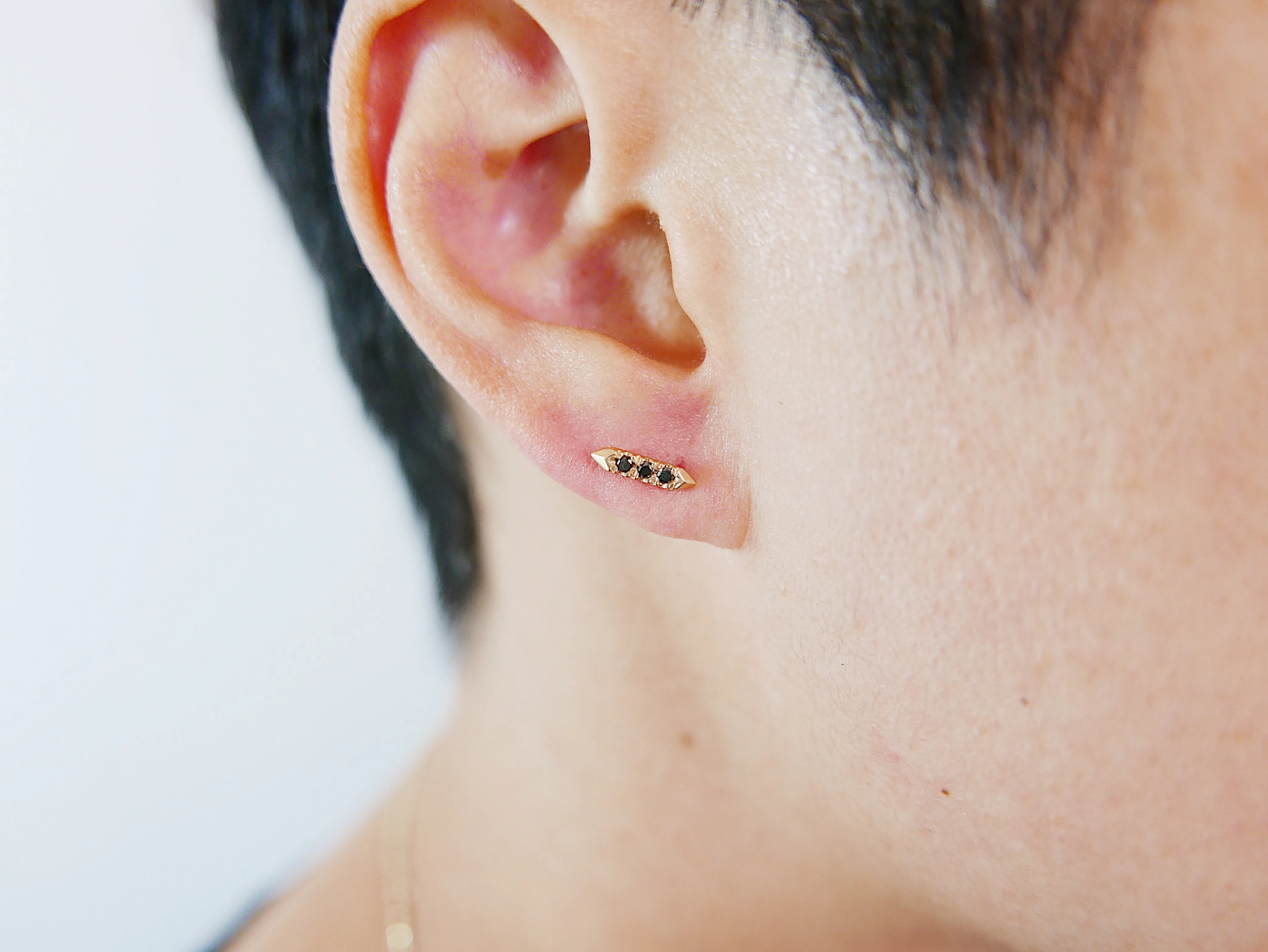 On Pointe Diamond Earrings