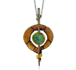 Opal Stingray Pendant