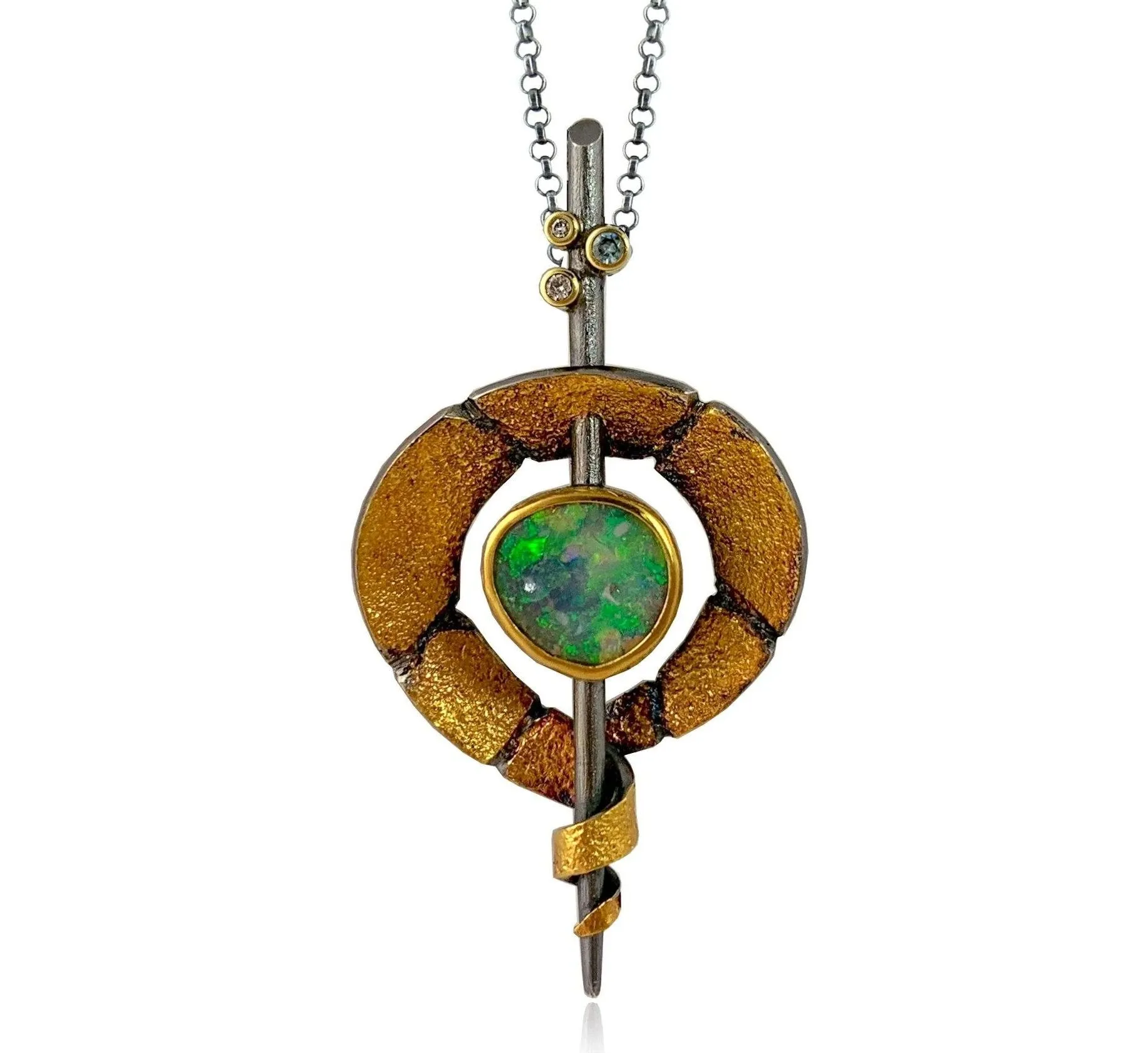 Opal Stingray Pendant