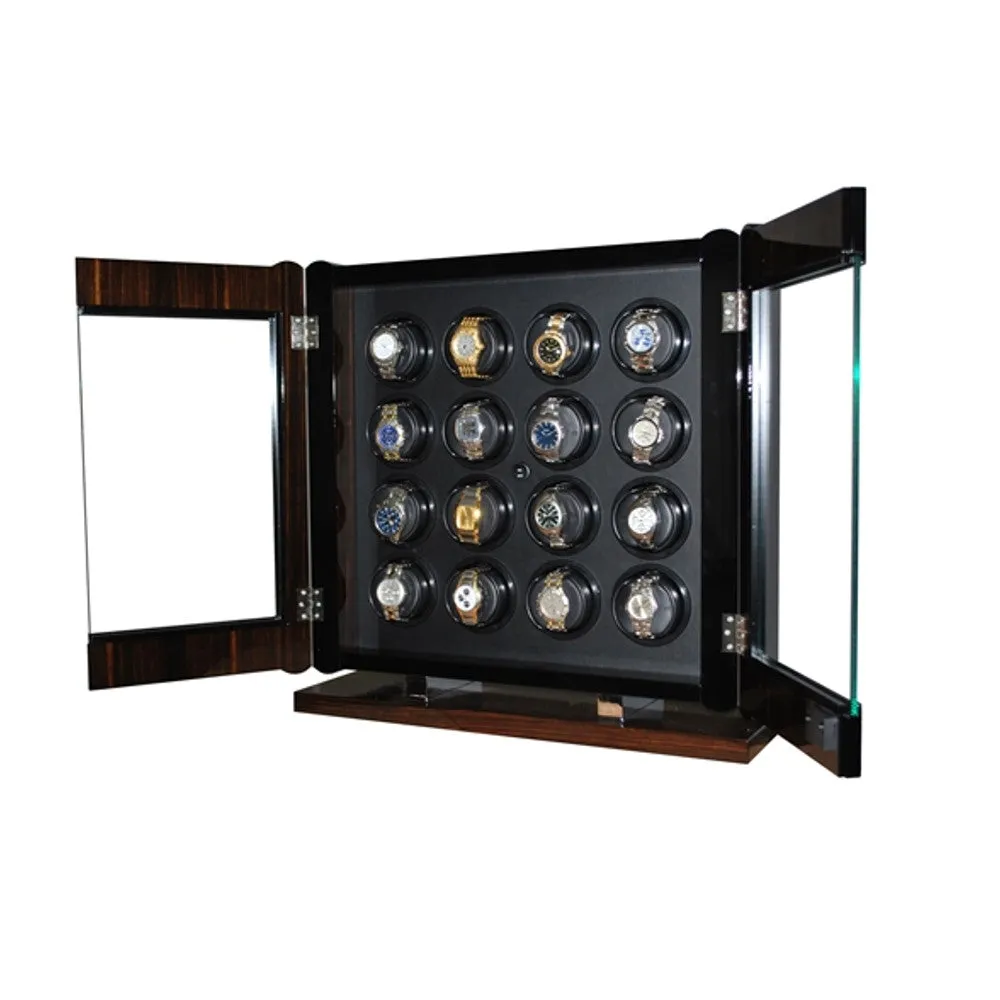 Orbita Avanti 16-Unit Watch Winder In Macassar