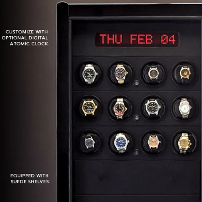 Orbita Avanti 36-Unit Watch Winder In Macassar