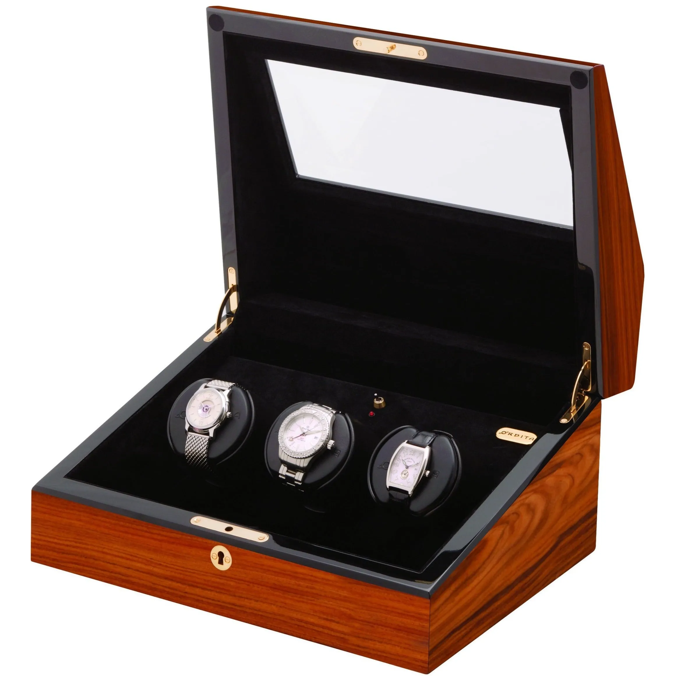 Orbita Siena 3-Unit Watch Winder in Teakwood