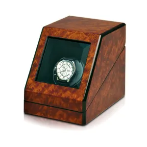 Orbita Siena Single-Unit Watch Winder in Burlwood