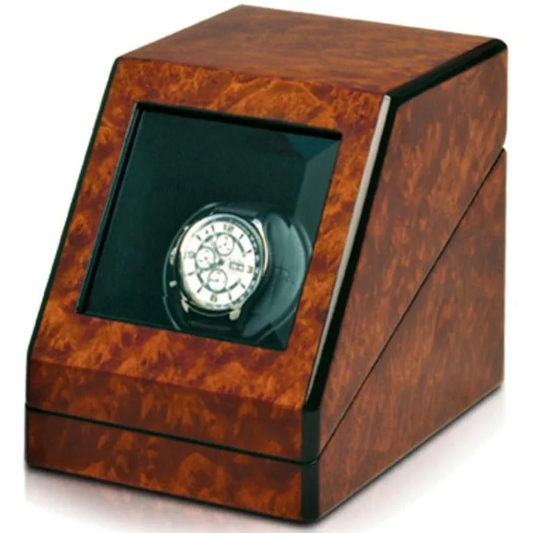 Orbita Siena Single-Unit Watch Winder in Burlwood