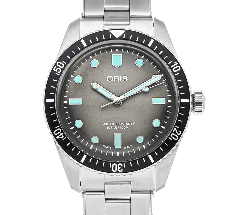 Oris Divers Sixty-Five Watch with Grey Dial, 40mm
