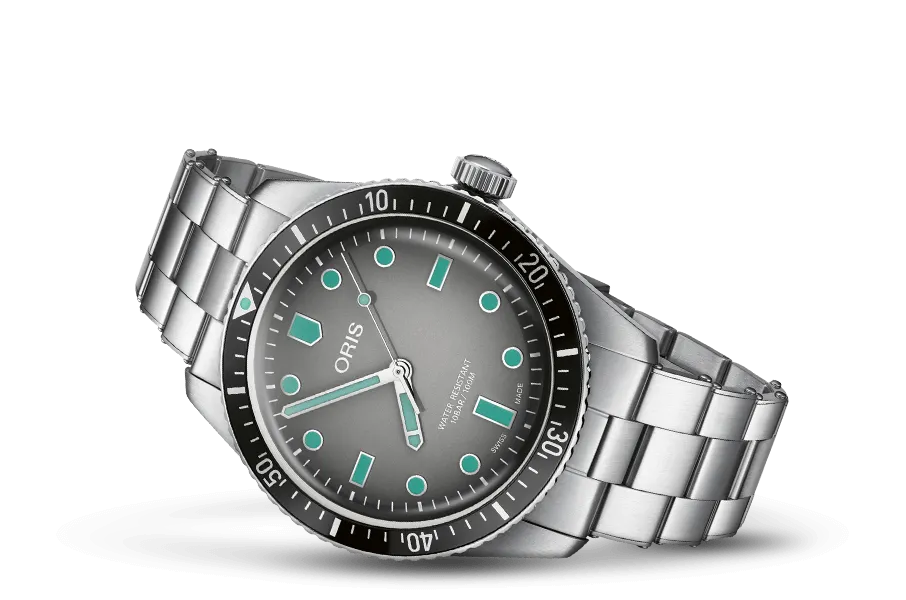 Oris Divers Sixty-Five Watch with Grey Dial, 40mm