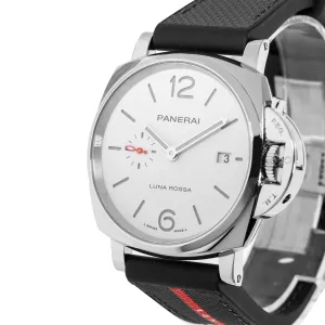 Panerai Luminor Due Stainless Steel 42mm Luna Rosa White Arabic Dial - PAM01673