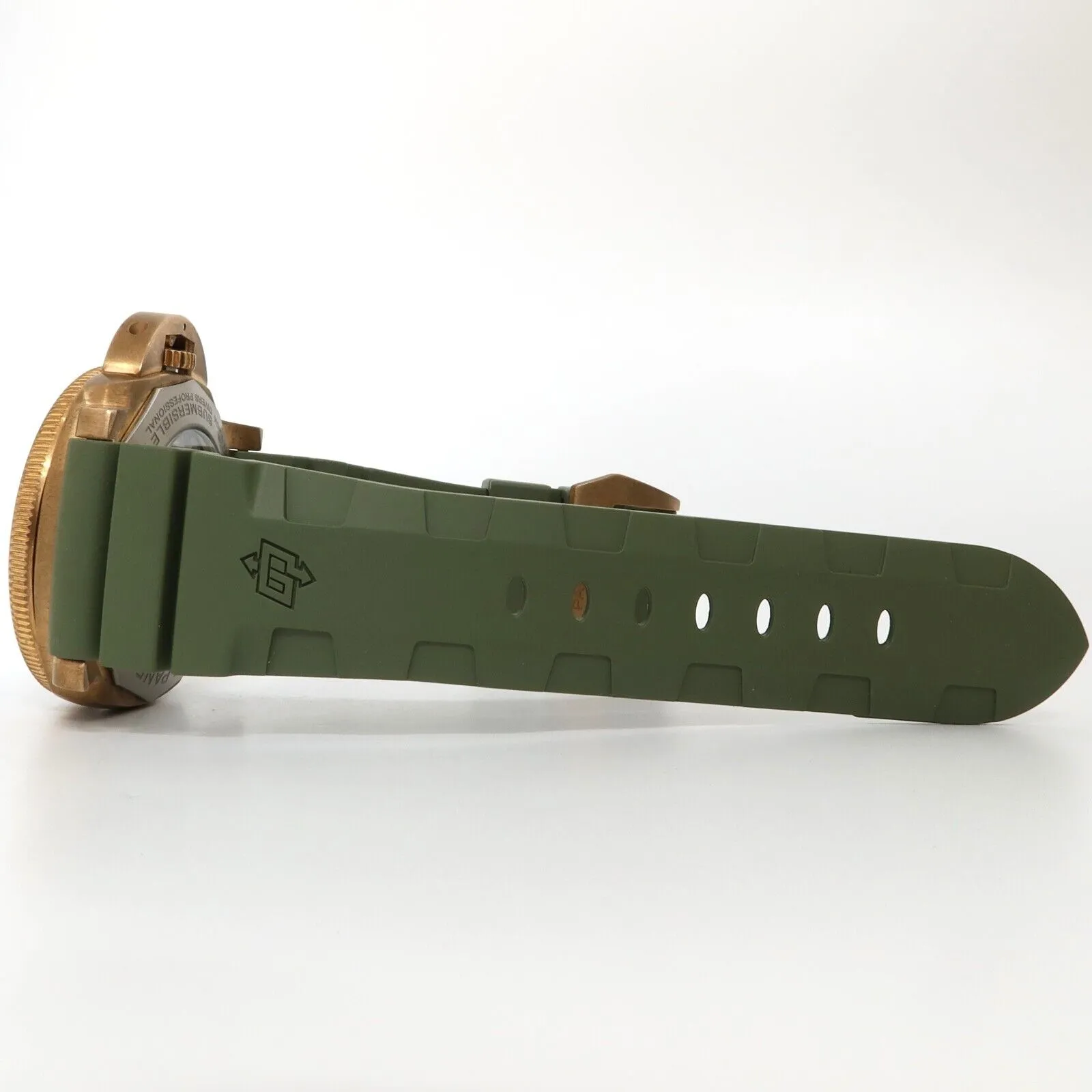 Panerai Submersible "Bronzo" Bronze/Rubber 47mm Automatic Brown Dial PAM00968