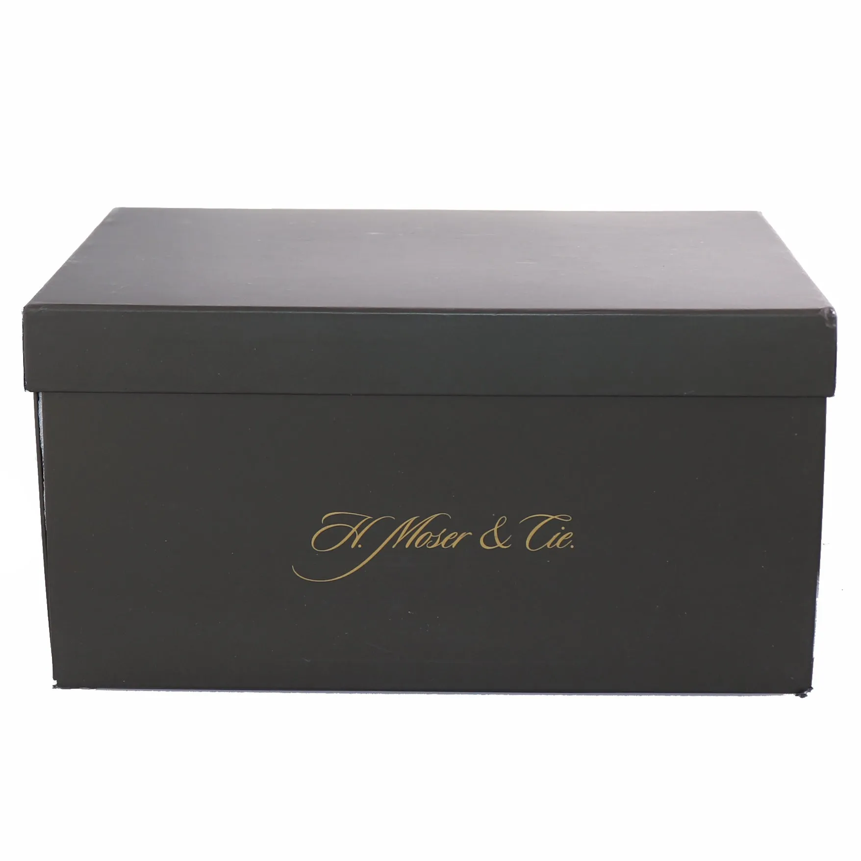 PAPERS H. Moser & Cie. Pioneer Centre 3200-1200 42mm Blue Fumè Steel Watch box