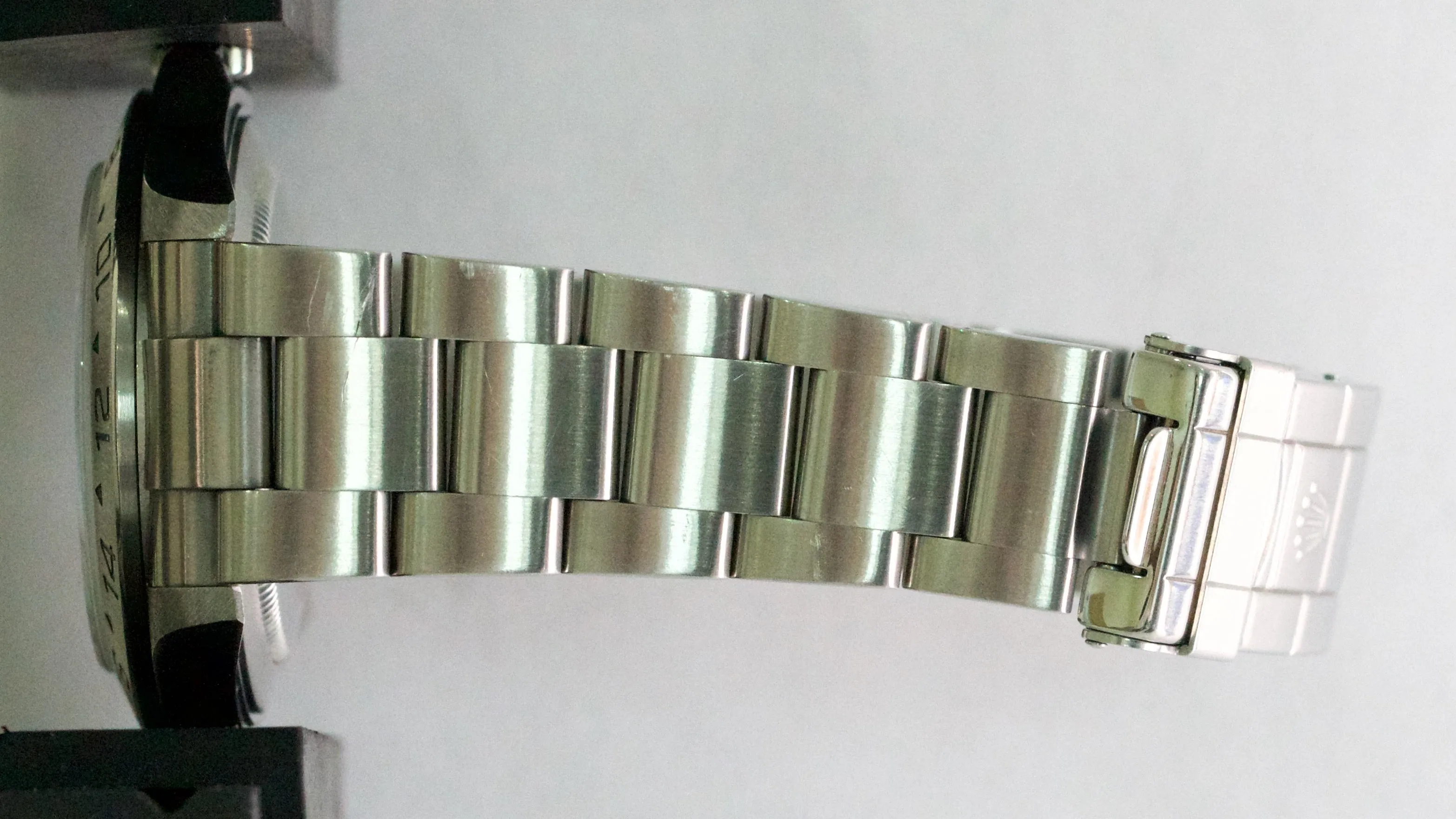 PAPERS Rolex Explorer II 3186 Polar White NO-HOLES 40mm REHAUT 16570 Watch BOX