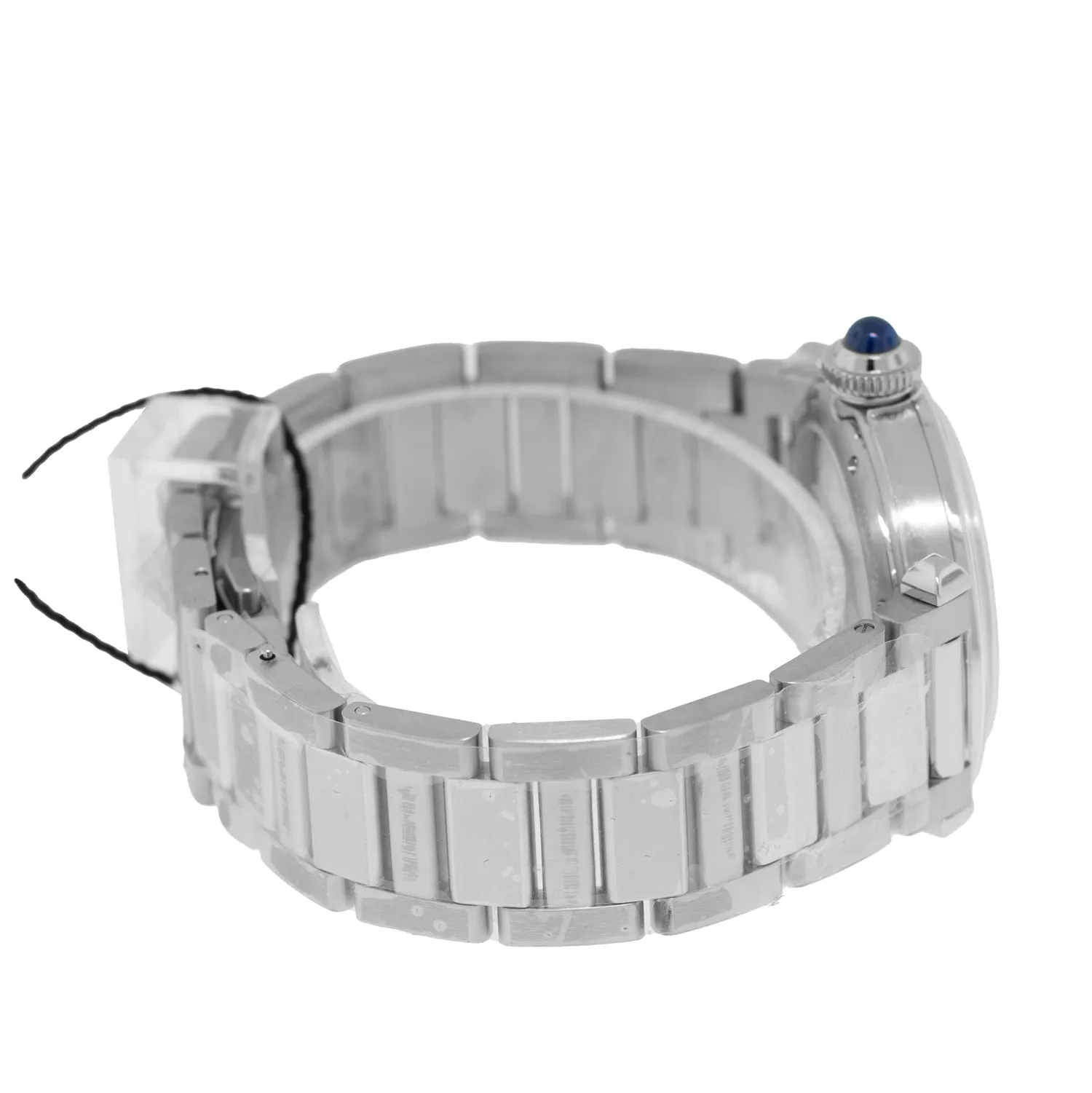 Pasha de Cartier 35mm Stainless Steel Silver Arabic Dial WSPA0013