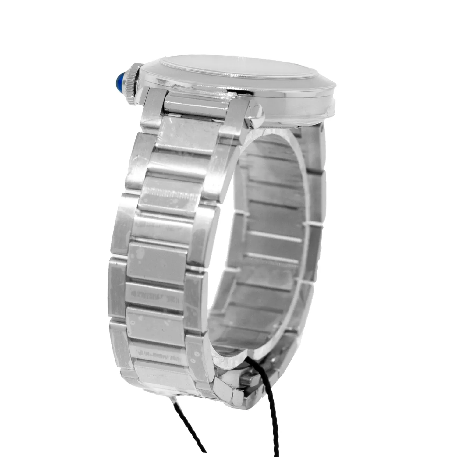 Pasha de Cartier 35mm Stainless Steel Silver Arabic Dial WSPA0013