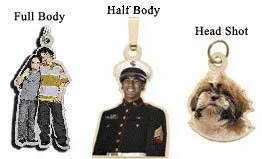 Photo Outline Pendant or Charm Jewelry
