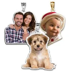 Photo Outline Pendant or Charm Jewelry