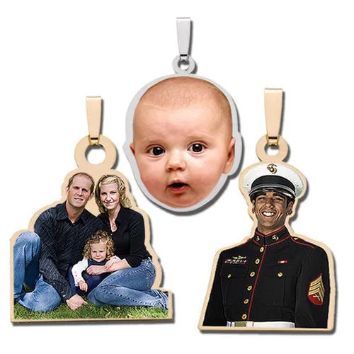 Photo Outline Pendant or Charm Jewelry
