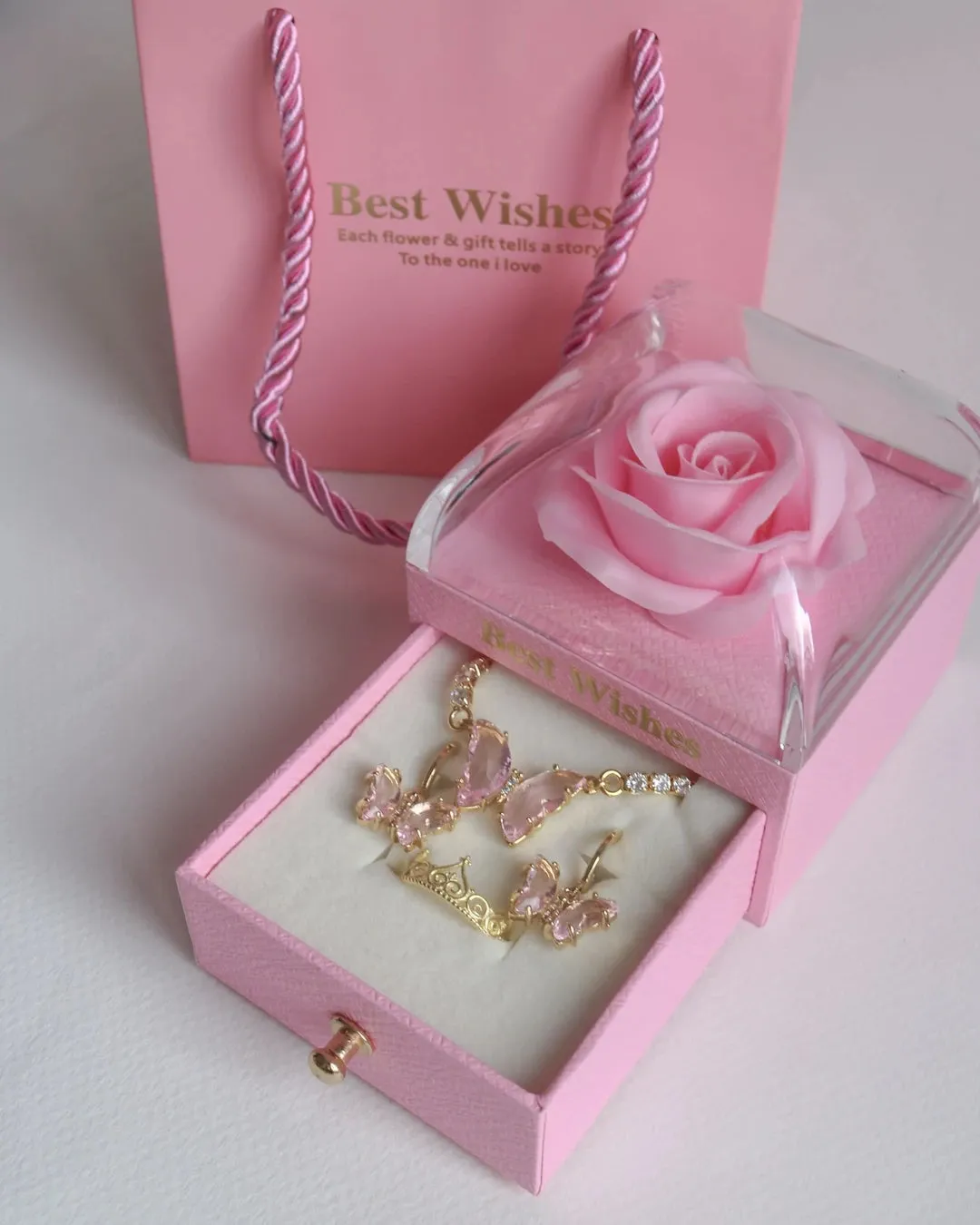 Pink Set Jewelry Box (Only Box)
