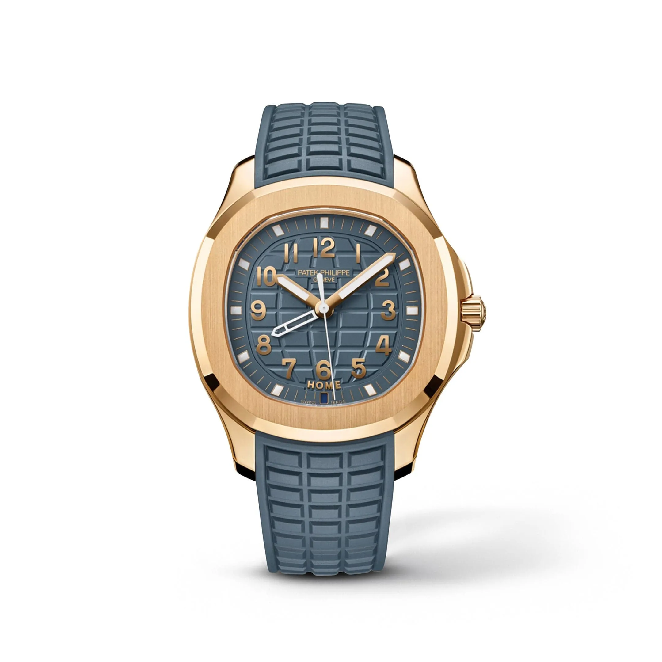 PP Luxury Watches Aquanaut 5269R-001 'Travel Time' Quartz Rose Gold Blue Dial (2024)