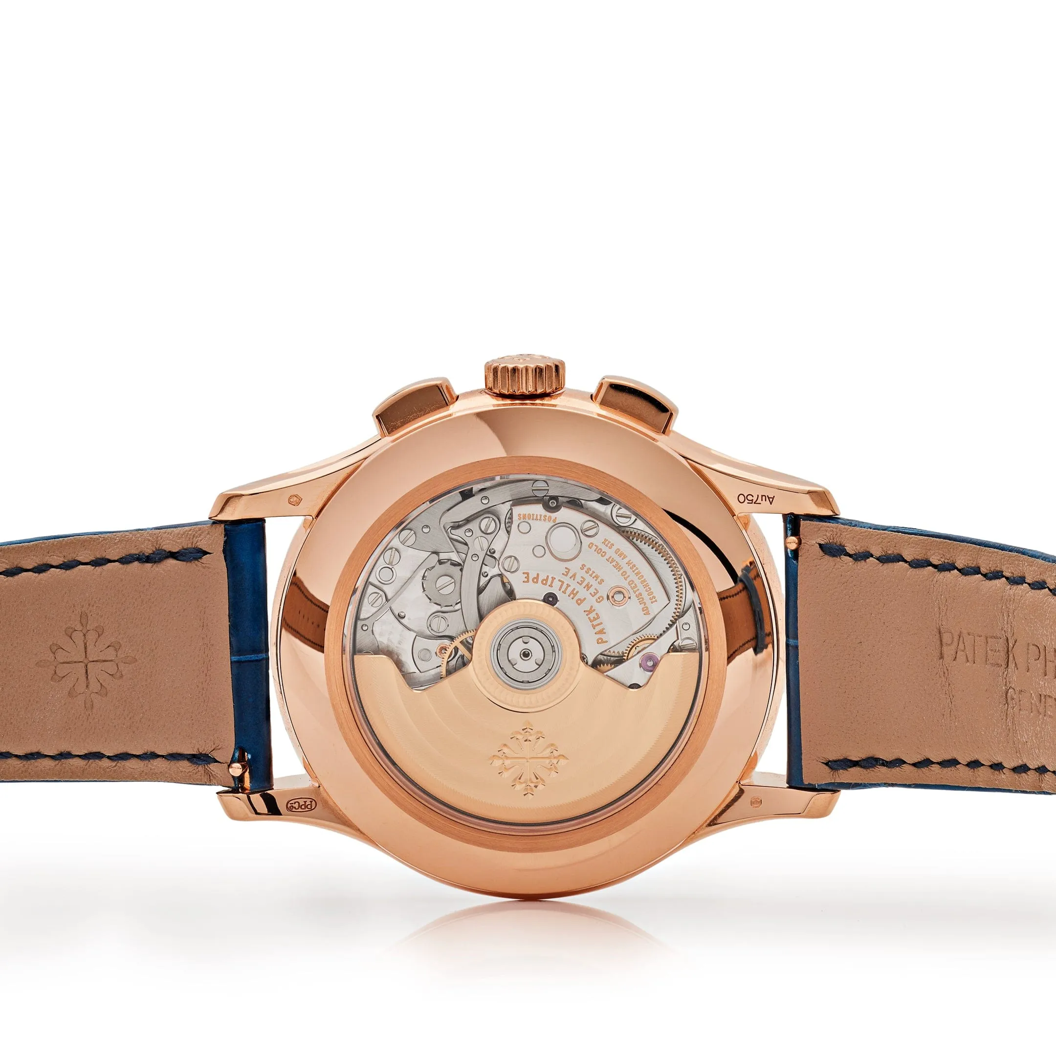 PP Luxury Watches Complications 5905R-010 Annual Calendar Flyback Chronograph Rose Gold Blue Dial (2025)