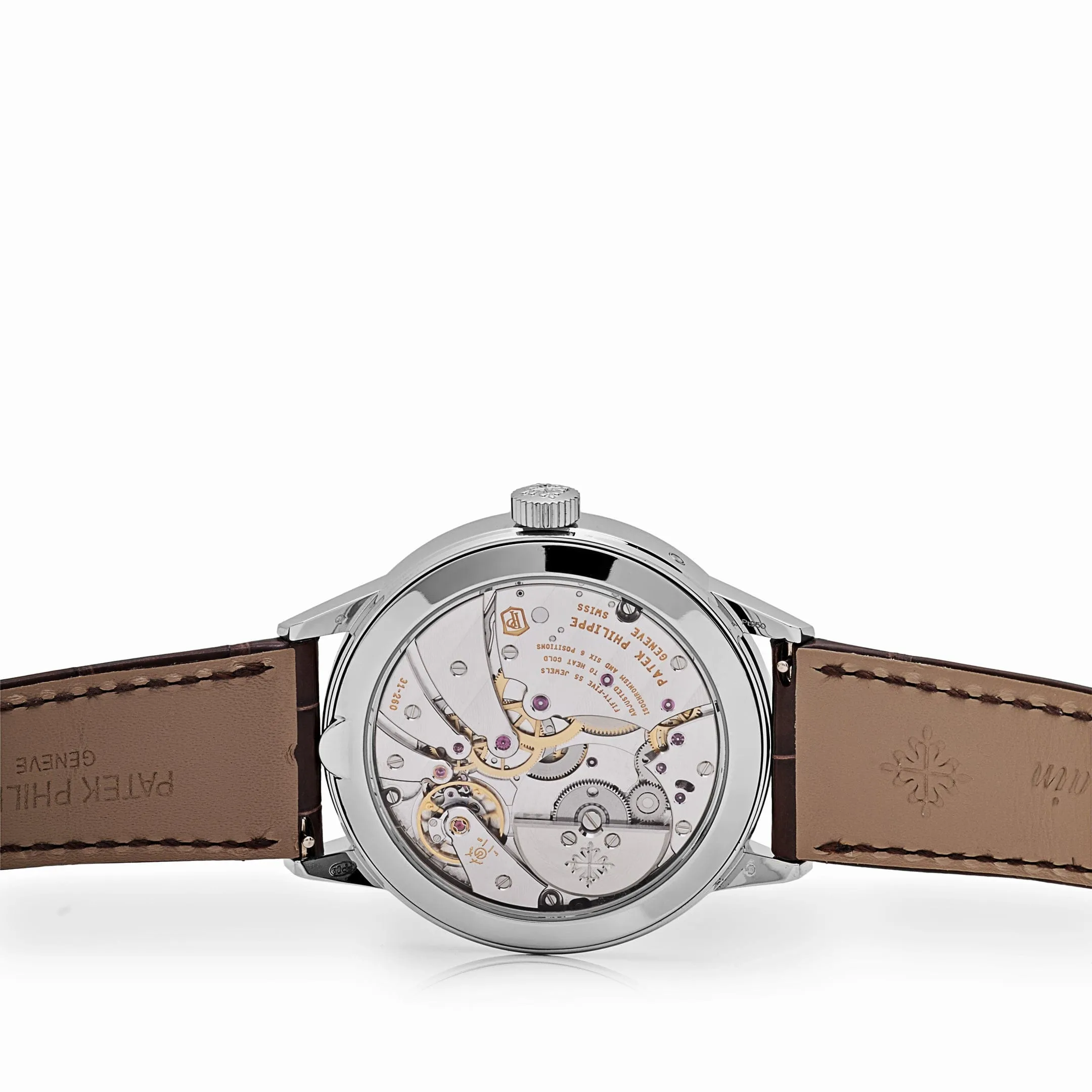 PP Luxury Watches Grand Complications 5236P-010 In-Line Perpetual Calendar Platinum Salmon Dial(2024)
