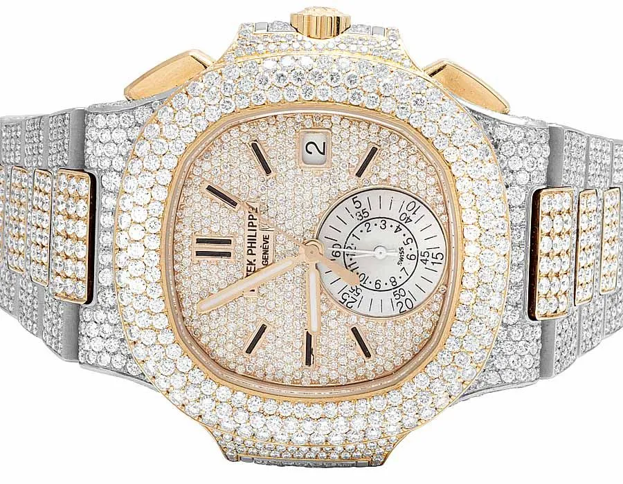 PP-Luxury-Watches Nautilus 5980/1AR-001 with 32.5 Ct VS Diamond