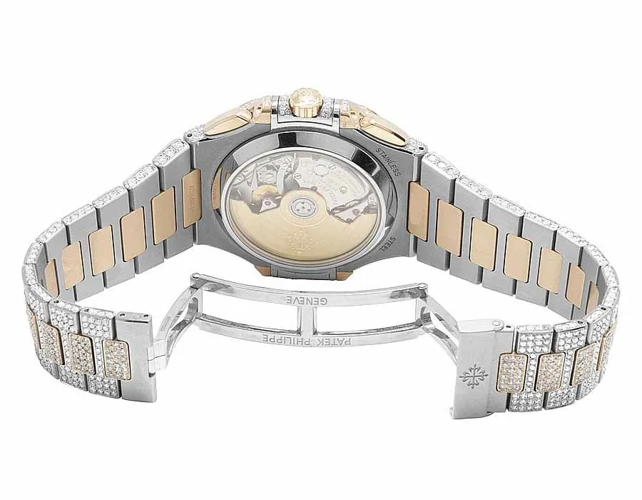 PP-Luxury-Watches Nautilus 5980/1AR-001 with 32.5 Ct VS Diamond