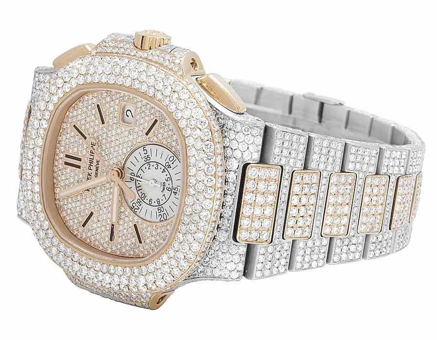 PP-Luxury-Watches Nautilus 5980/1AR-001 with 32.5 Ct VS Diamond