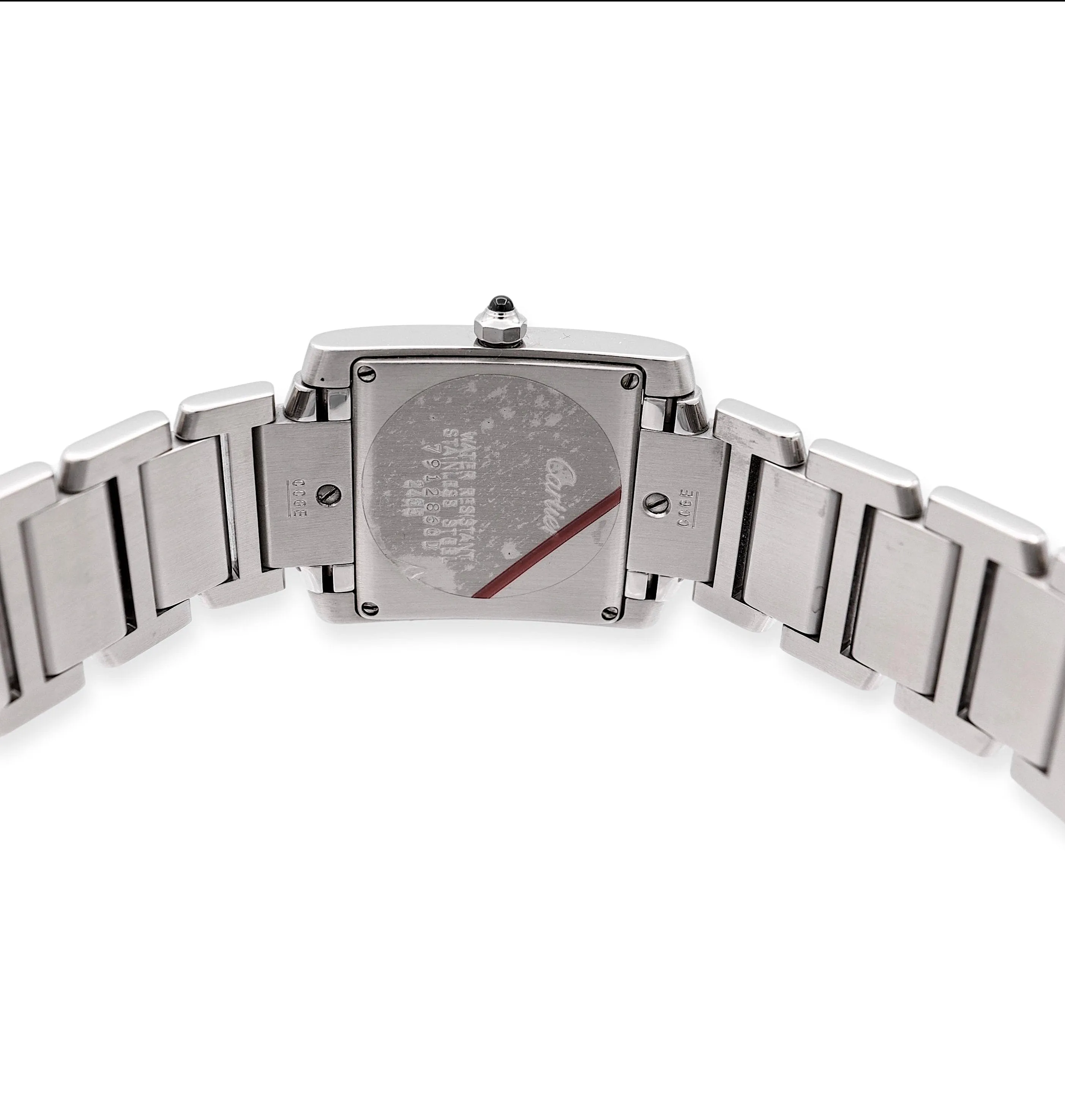 Pre-Owned Ladies Cartier Francaise Tank Stainless Steel 2465 Watch